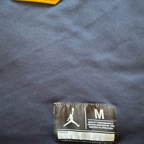 🐐 Brady Nike Michigan Jersey rare Jordan/Big10 crest men’s M stitched. - Picture 7 of 11